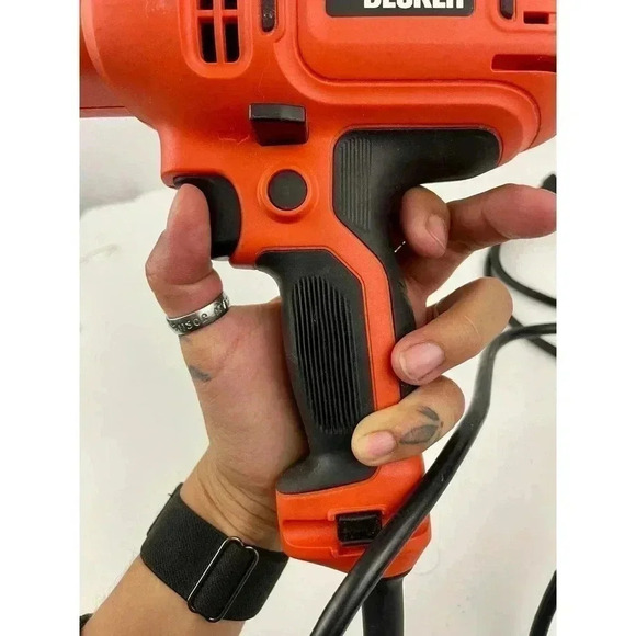 Black & Decker 6 Amp 3/8" 1500 RPM Corded Electric Drill Model DR340 Works - Picture 7 of 9